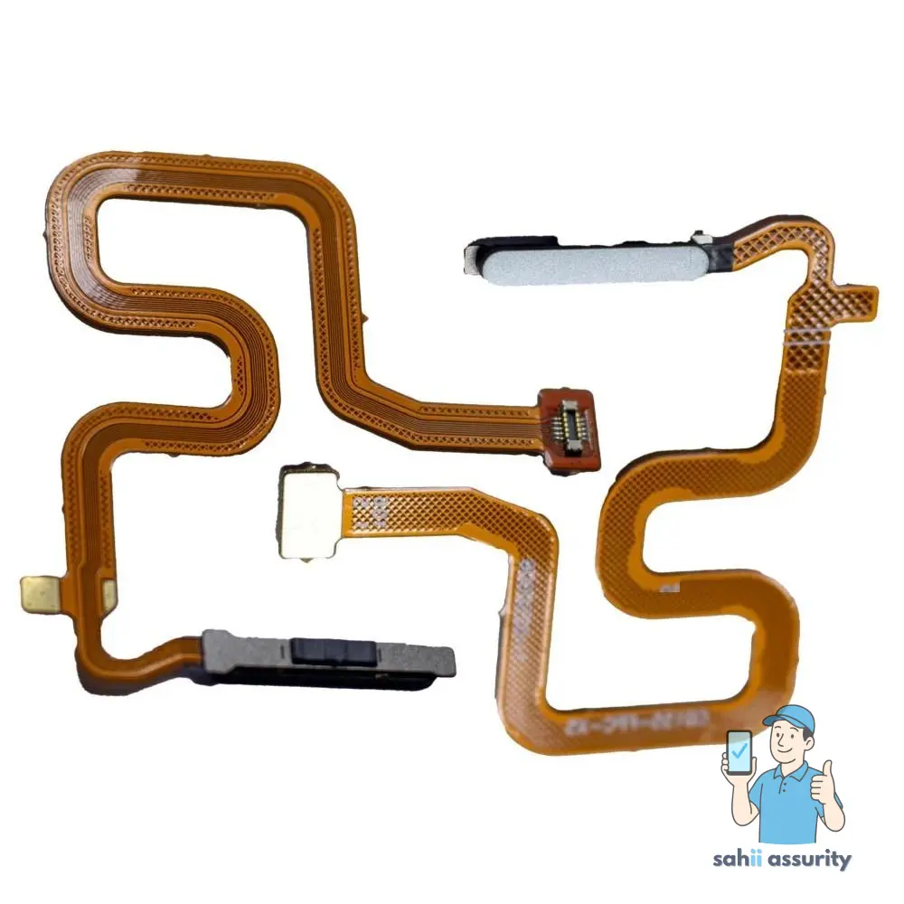 Fingerprint Sensor with Flex Cable for Realme 7 White